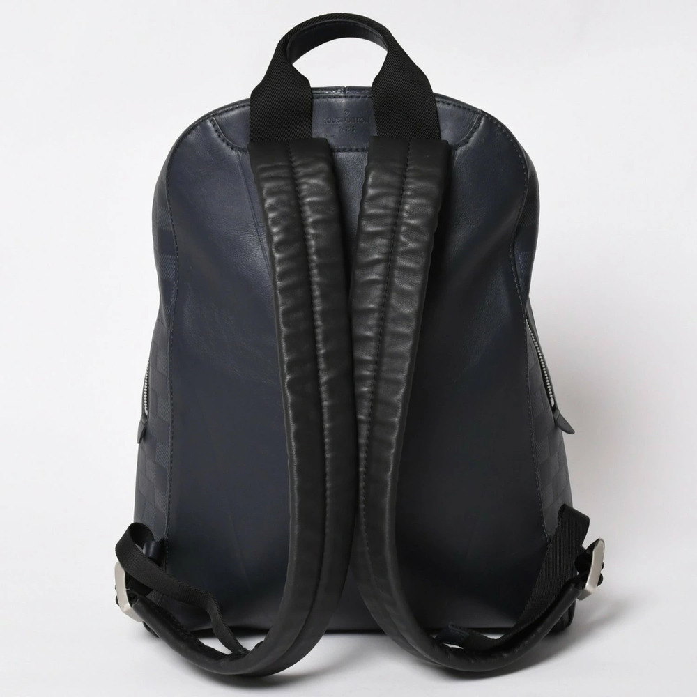 LOUIS VUITTON Canvas Backpack Damier Infini Dark Navy Blue